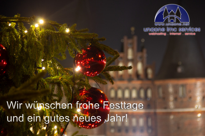 Frohe Festtage und ein gutes neues Jahr!