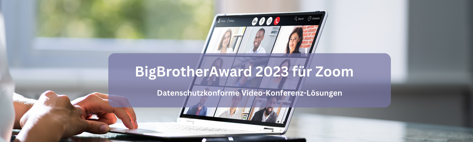 BigBrotherAward2023 für Zoom